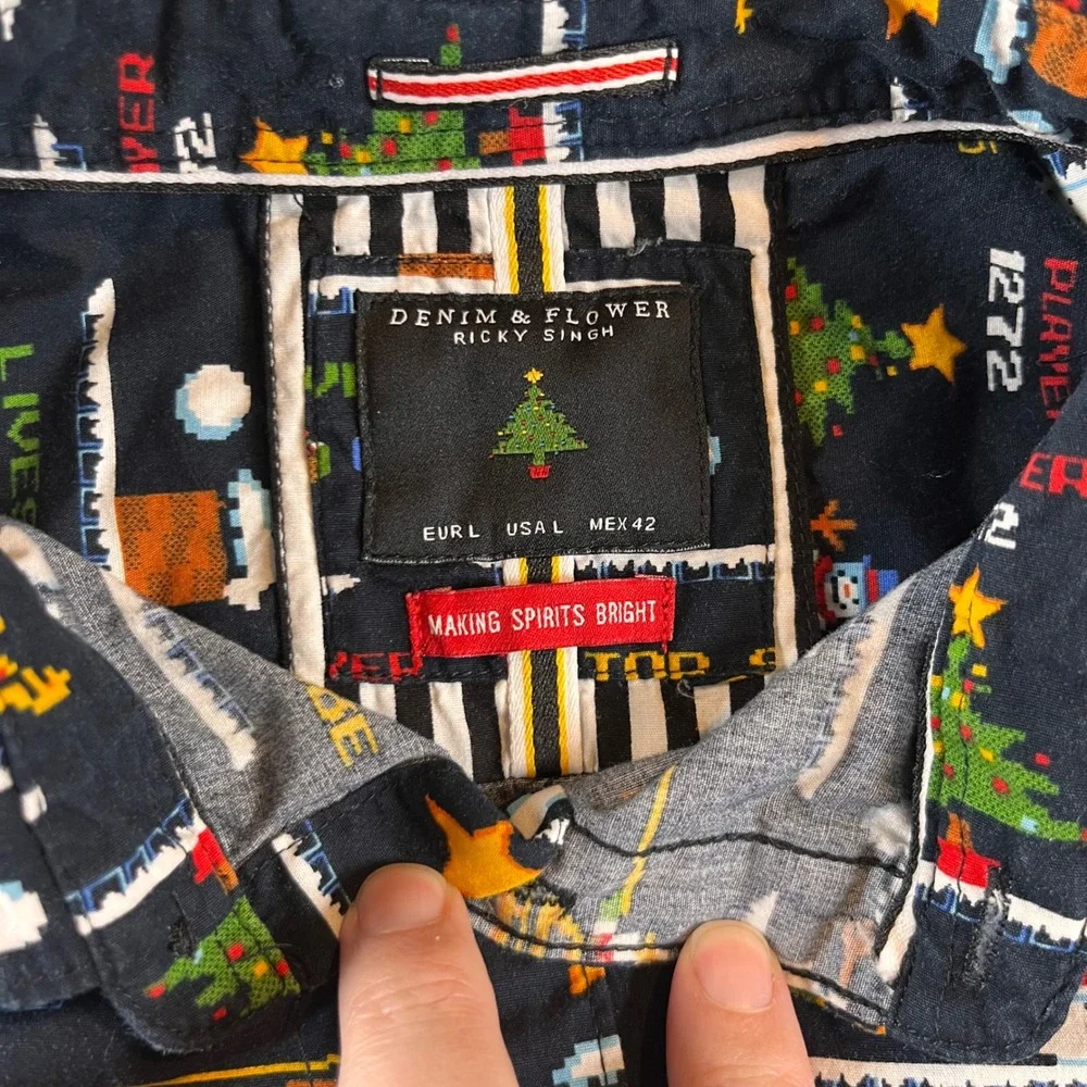 Denim & Flower measurements chest